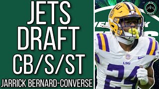 NEW YORK JETS DRAFT JARRICK BERNARD-CONVERSE LSU