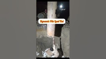 Dynamic Pile Load Test #viralvideo #civilservices #pileloadtest #construction #civilengineering #v