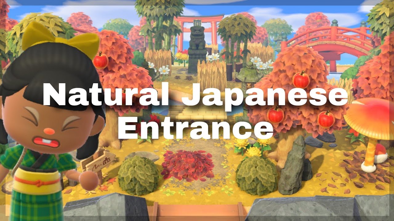 Natural Japanese Entrance 🍂| build | ACNH