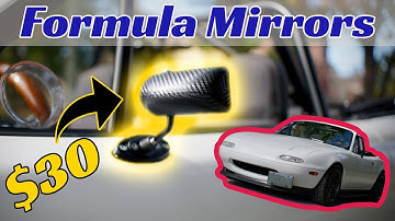 Formula Spec Side-View Mirrors DIY Miata