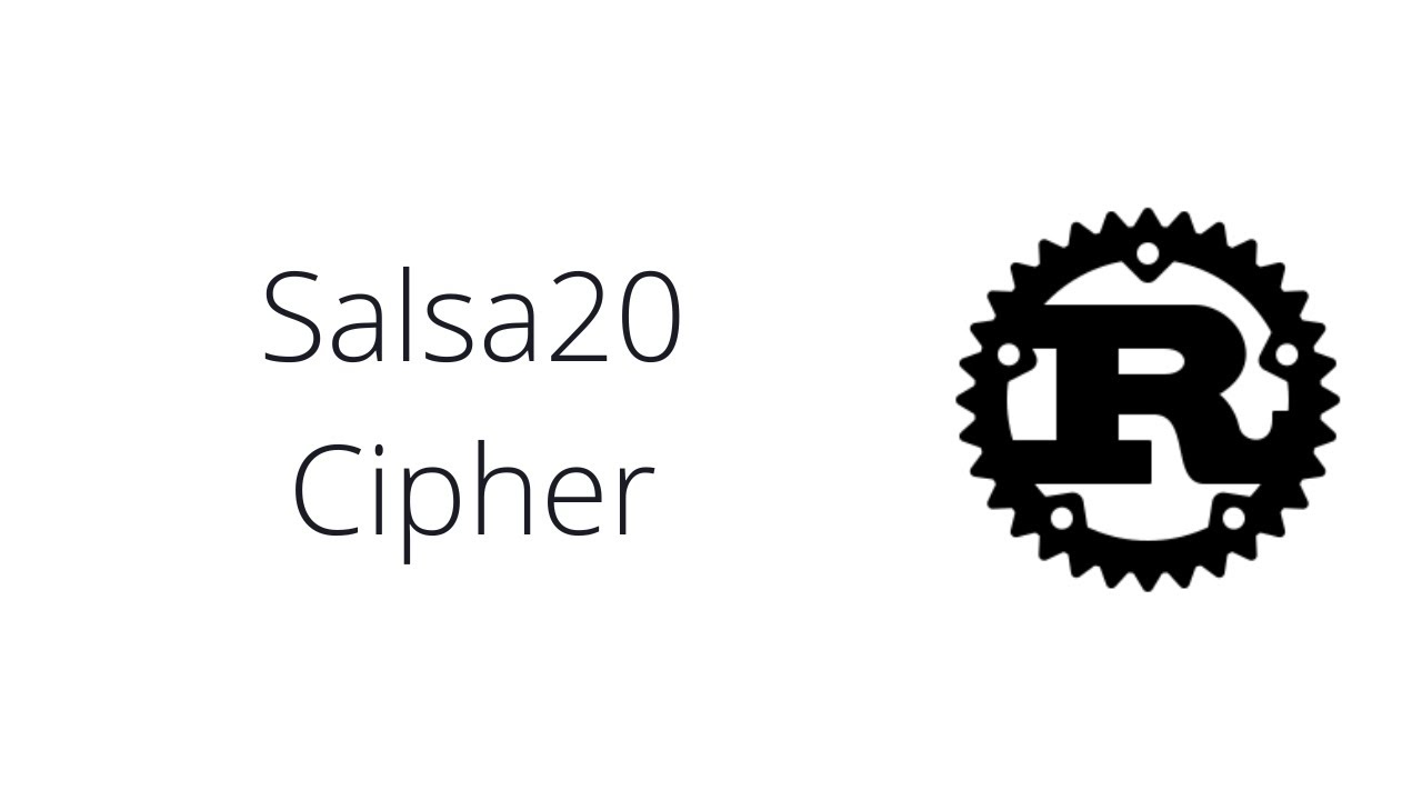 Salsa20 Cipher - Rust - YouTube
