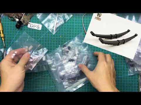 Video Review bộ nhíp trước xe tải 1/14 hãng HY - youtube