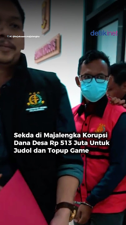 Sekdes di Majalengka Korupsi Dana Desa buat Judol dan Topup Game