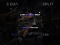 3 day workout split