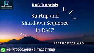 RAC Startup and Shutdown Sequence | Steps to start stop RAC services 😀