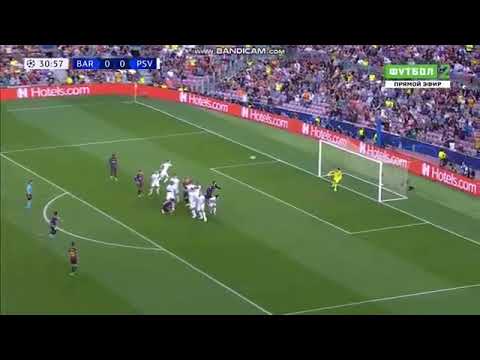 Messi incroyable coup-franc VS PSV
