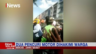 Usai Beraksi, Dua Maling Motor Babak Belur Dihakimi Warga #iNewsMalam 03/12