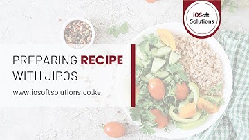 How to make a recipe using a Ji-POS system | Managing Inventory Control Using Recipe