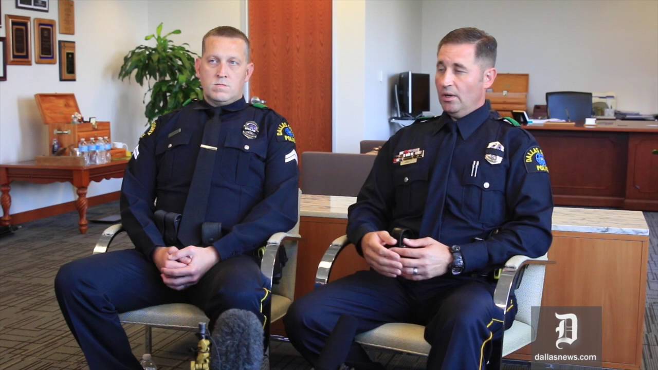 El Centro College Officers talks about the night of last Thursday's deadly shooting