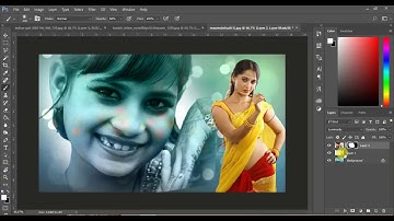 How to mix and merge easily two photo in photoshop cc 2017
