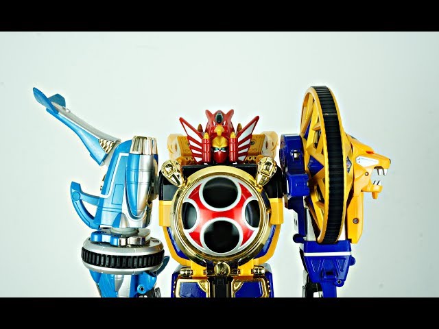 DX Storm Megazord - Senpuujin 絡繰巨漢旋風神 - YouTube