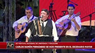 Carlos Ramón Fernández dijo presente en la 52º edición del Festival Nacional de Jineteada y Folclore
