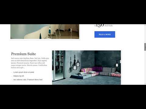 Responsive Free hotel website template - Resorts