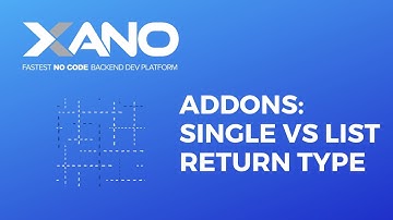 Addons: Single vs List Return Types