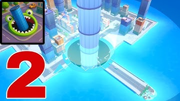 Hole.io - Gameplay Walkthrough Part 2 - Swallow the City! (iOS, Android)