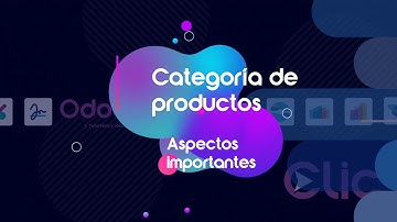Categoría de productos en Odoo 17