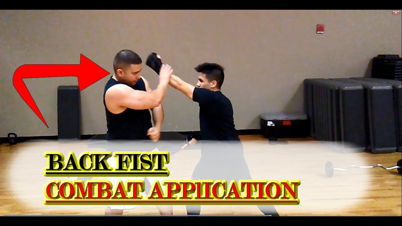 Backfist, REAL PRACTICAL APPLICATION, How to make work wing chun tutorial