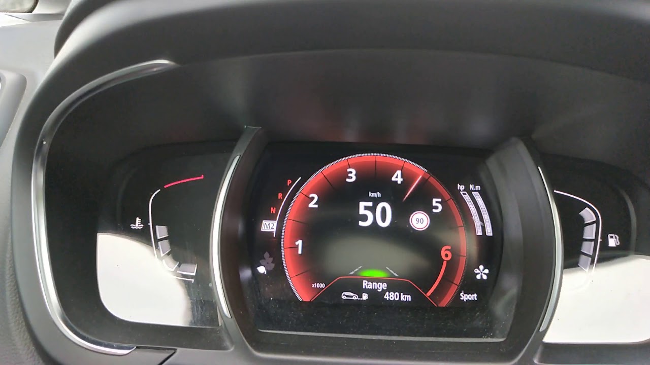 Renault Grand Scenic 1.3tCe 160 EDC 0-100km/h + brake test