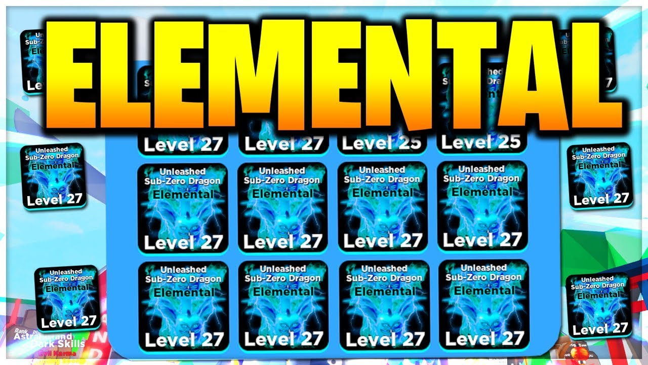 Elemental Pets Giveaway Level 50 Pets Giveaway In Ninja Legends - video search for vg roblox ystreamtv