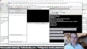 Tutorial: Basics of Setting up Trilingual Dictionary in TLex