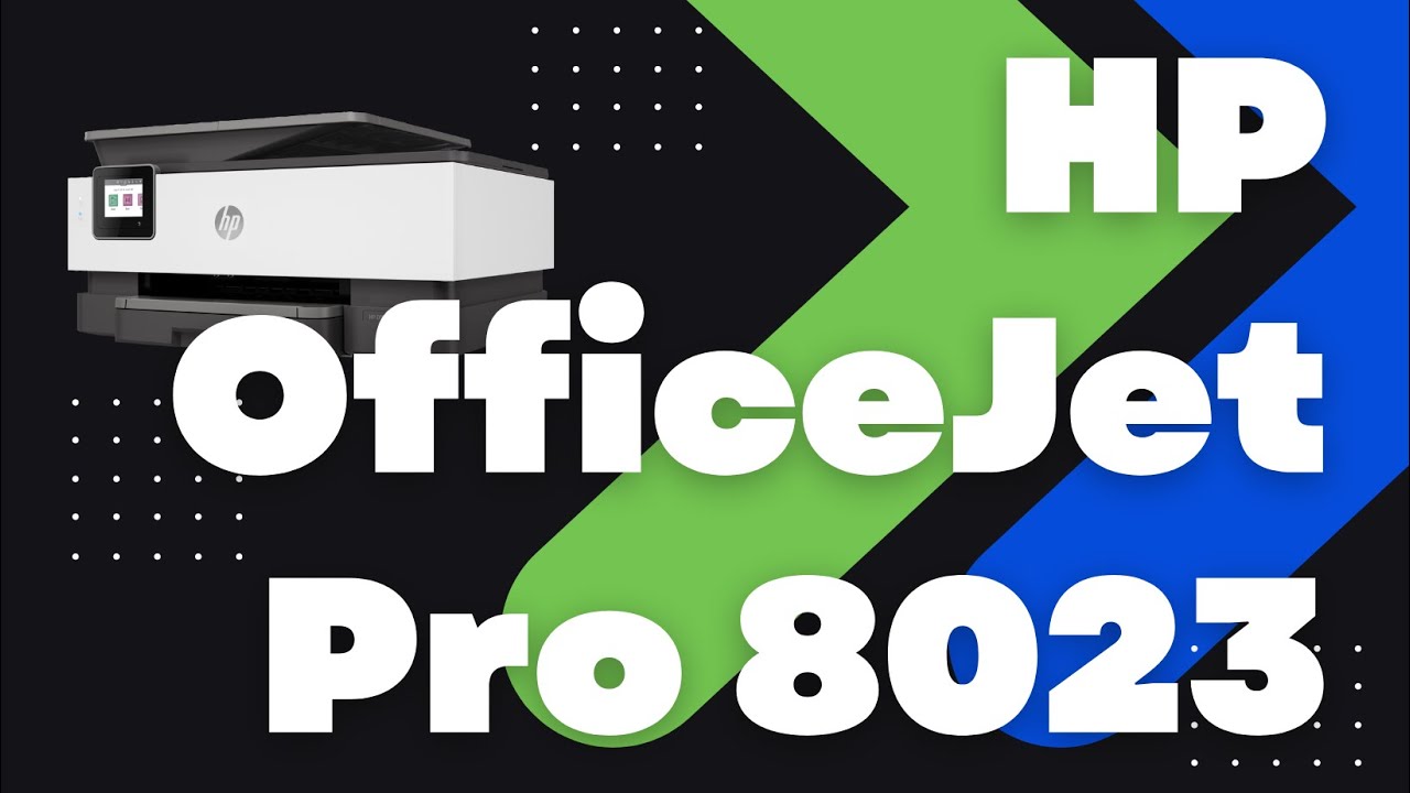 HP Officejet Pro 8023 - YouTube