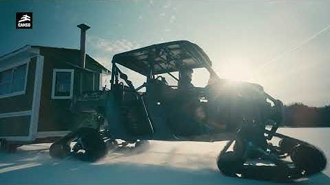 Camso UTV 4S1 tracks tested on ice – the ultimate ice fishing rig