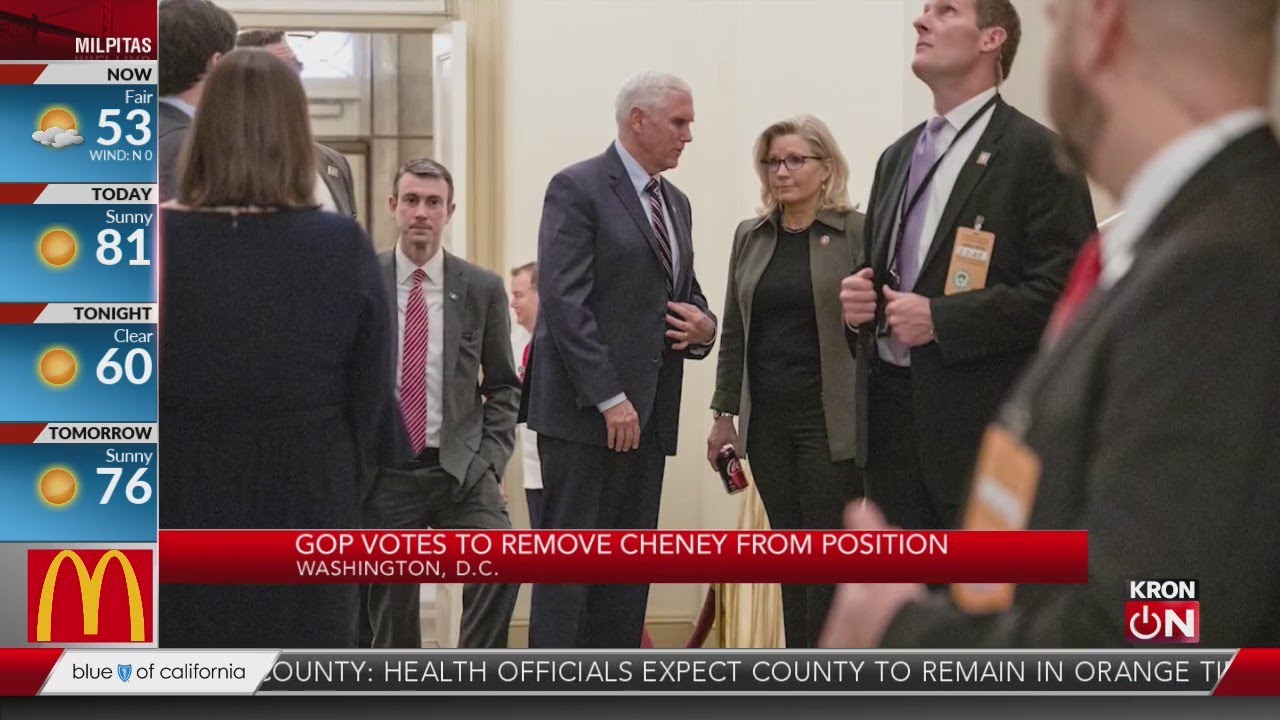 House GOP Ousts Trump Critic Liz Cheney From Top Post