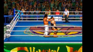 Champion Wrestler: Jikkyou Raibu - Champion Wrestler: Jikkyou Raibu (PS1 / PlayStation) - Vizzed.com GamePlay - User video