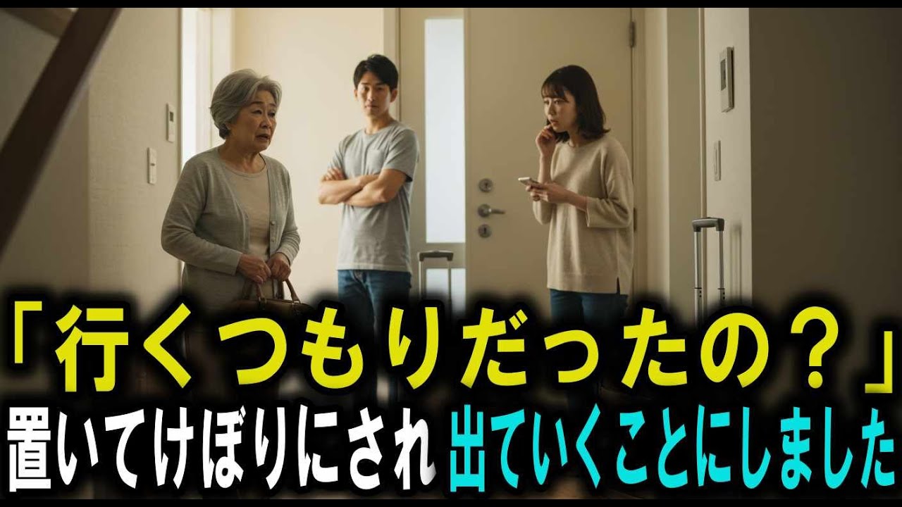 「行くつもりだったの？」──“置いてけぼり”にされた母は、誰にも告げず消えた。