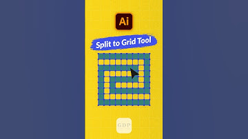 ‘Split to Grid’ tool in illustrator  #illustratortutorial #learnillustrator #graphicdesign
