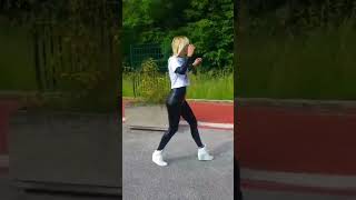 The Way She Walks With Latex In The Park