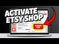 How to Activate Etsy for Your Handmade Products - Easy Tutorial