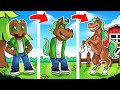 MINECRAFT pero SI MUERO ME TRANSFORMO en CABALLO! 😱🐴