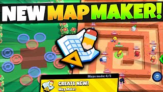 How To Use & Make EPIC Mini Game Maps with NEW Map Maker! Brawl Stars October Update! #BrawlMaps