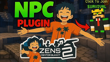 Add npc in minecraft hypixel server aternos #minecraft #server #popular #foryou #trending #viral