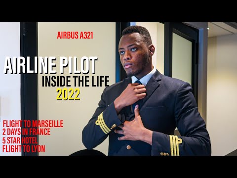 Download 48 Hours in the Life of an International Airline Pilot (2022) - Flight to Marseille + Hotel & Crew