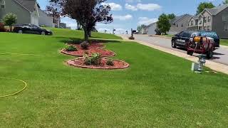 Time to start watering the lawn and raise those mower decks