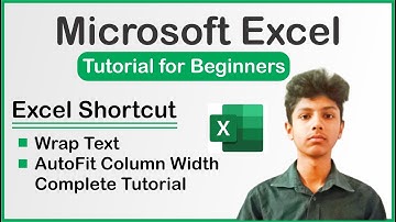 How to Wrap Text &  AutoFit Column Width in Excel Urdu/Hindi | Complete Tutorial