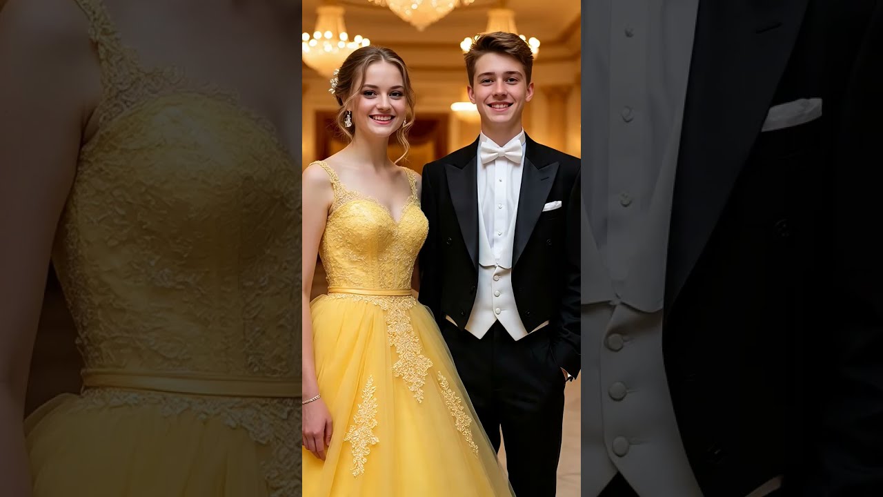 Which Couple Is Wearing Fancy Clothes
