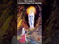 Our lady of lourdes prayer for healing