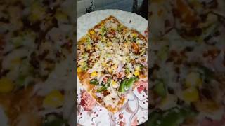 Ghar mein pizza cravings hit karo toh ye karo🍕 No ovenno yeastsirf 5 minutes#ytshorts#viral#trending