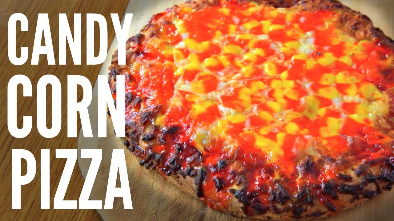 CANDY CORN PIZZA Taste Test | emmymade