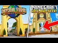 THE BEST HIDING SPOTS AT UNIVERSAL STUDIOS! - Minecraft Hide N' Seek Mod