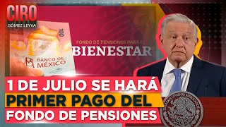 Primer pago del Fondo de Pensiones se hará el 1 de julio: López Obrador | Ciro Gómez Leyva