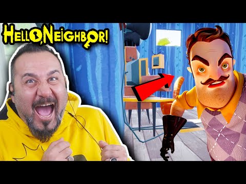 HELLO NEİGHBOR KAZIM USTA BOZULMUŞ! GİZLİ KONTROL ODASI NEREDE? | HELLO NEİGHBOR MODLARI OYNUYORUZ