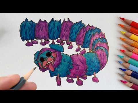 Pj Pug-a-Pillar from poppy playtime:chapter 2 drawing - video Dailymotion