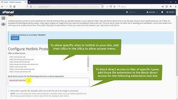 How to Configure Hotlink Protection in cPanel