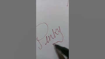 PINKY name signature #viral #shortsvideo