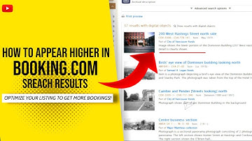 How to get more bookings by optimizing your Booking.com listing and improving your ranking