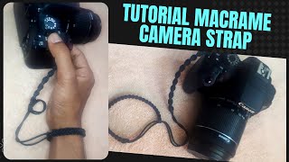 Tutorial Macrame Camera Strap | DIY MACRAME BAG BELT / Simple Camera Strap